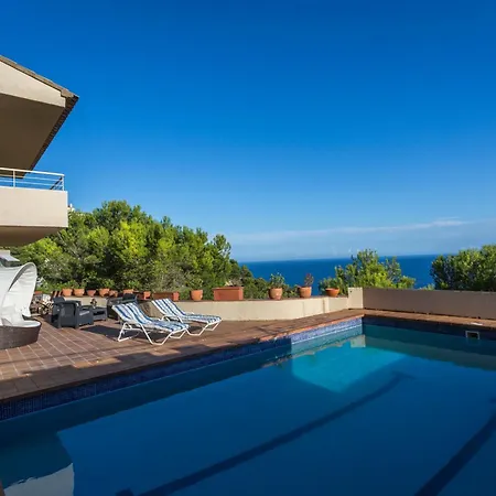 Villa Tamariu Con Vistas Al Mar